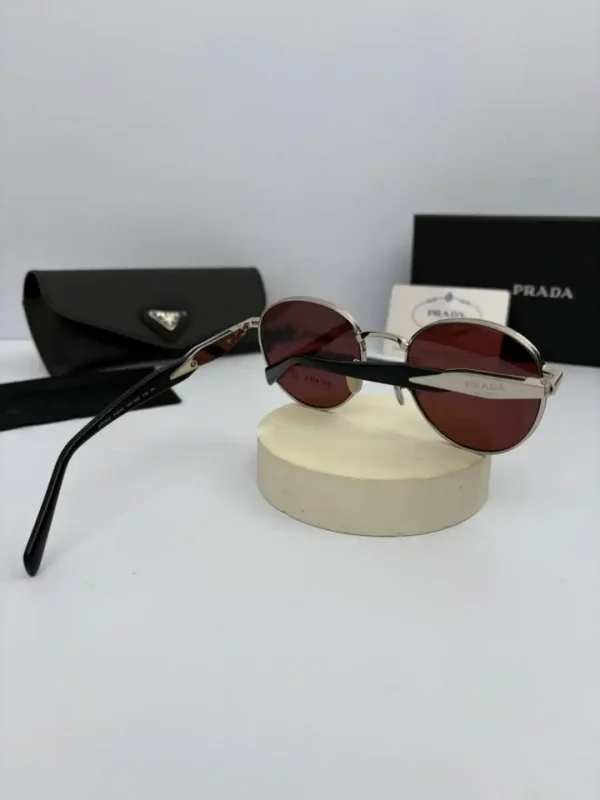 عینک پرادا prada spr-56z عدسی شرابی - Image 5