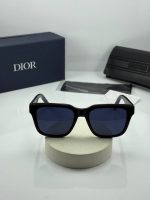 عینک dior b23 s11 مشکی براق عدسی آبی - Image 6