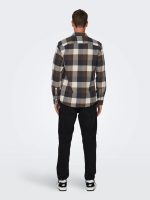 پیراهن چهارخانه آستین دار Only&sons - Image 2