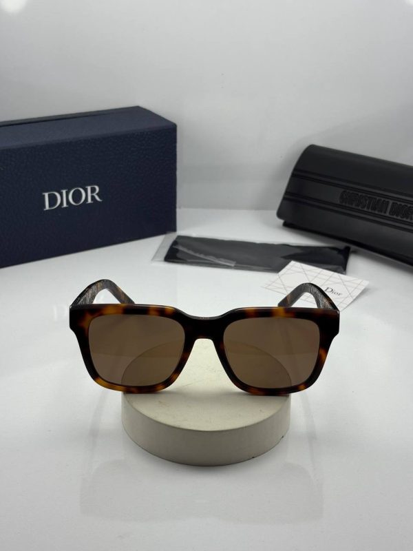 عینک dior b23 s11 هاوانا عدسی قهوه ای - Image 4