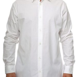 پیراهن سفید تمام دکمه jack&jones