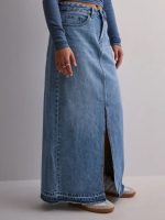 دامن جین بلند زنانه چاکدار vero moda - Image 2