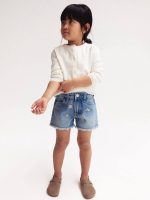 شرتک جین بچگانه گلدوزی H&M - Image 2