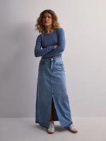 دامن جین بلند زنانه چاکدار vero moda - Image 4