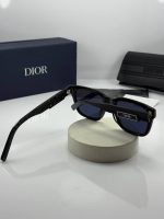 عینک dior b23 s11 مشکی براق عدسی آبی - Image 7