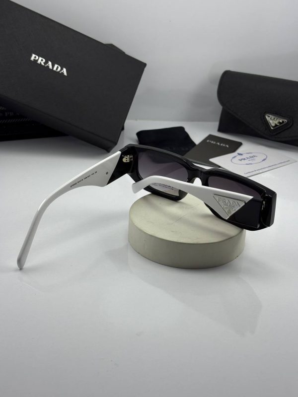 prada-spr09z مشکی سفید هایلایت - Image 5