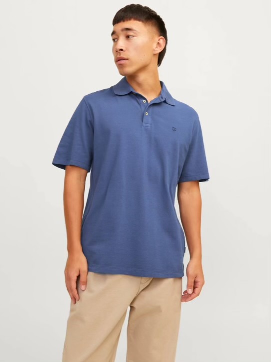 IMG_1855-compressed پولوشرت آبی نفتی جودون jack&jones - Image 1