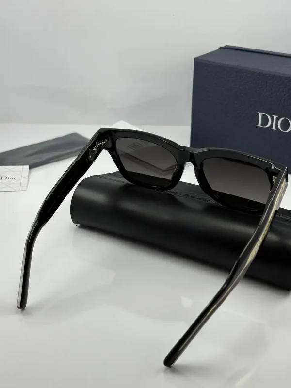 عینک dior s21 تمام مشکی - Image 2