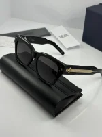 عینک dior s21 تمام مشکی - Image 3