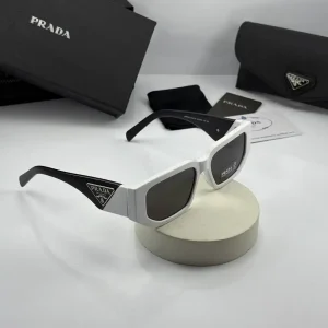 عینک prada-spr09z سفید مشکی دودی
