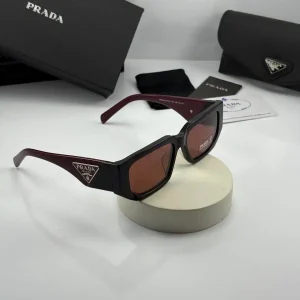 عینک prada-spr09z ترکیب مشکی زرشکی