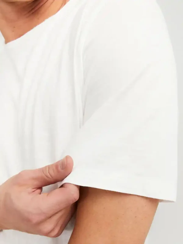 تیشرت سفید ساده jack&jones - Image 2