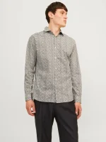پیراهن تمام دکمه آستین دار jack&jones