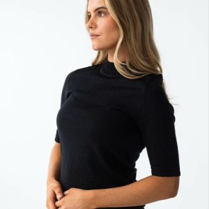 ریز بافت زنانه آستین کوتاه اکلیل دار