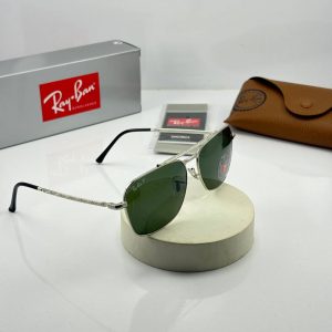 عینک rb-3636p فریم نقره ای عدسی سبز