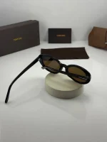عینک tomford-1009 مشکی براق عدسی قهوه ای - Image 4