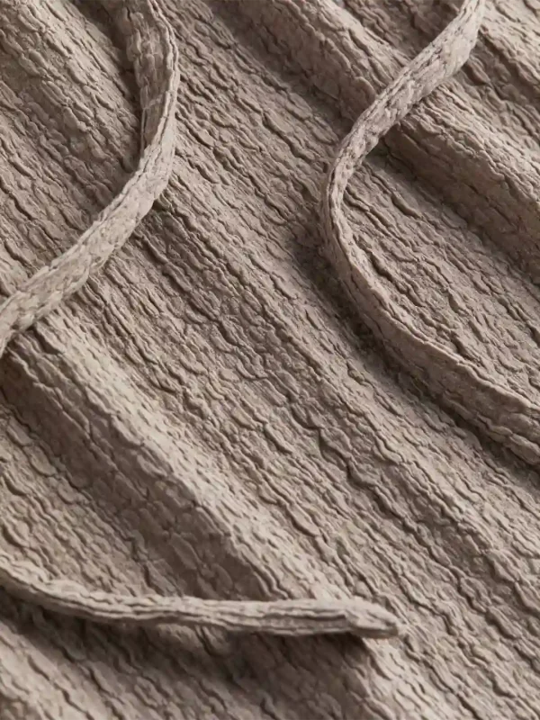 پیراهن نسکافه ای پفکی h&m - Image 2