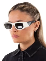 عینک prada-spr09z ترکیب مشکی زرشکی - Image 6