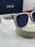 عینک dior b23 s11 سه رنگ سفید عدسی آبی - Image 4