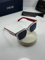 عینک dior b23 s11 سه رنگ سفید عدسی آبی - Image 3