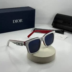 عینک dior b23 s11 سه رنگ سفید عدسی آبی