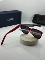 عینک dior b23 s11 سه رنگ سفید عدسی آبی - Image 5