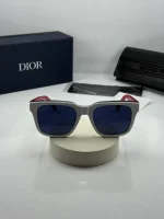 عینک dior b23 s11 سه رنگ سفید عدسی آبی - Image 2