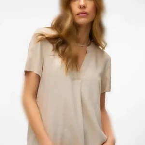 شومیز کرم لینن
