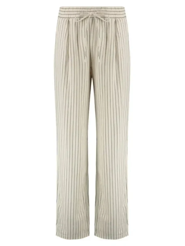 شلوار راه راه کرم vero moda - Image 5