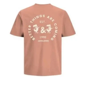 تیشرت بیسیک پشت چاپی jack& jones