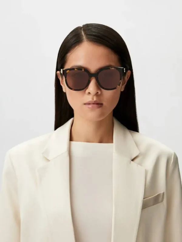 عینک miu miu -mu01zs فریم شفاف عدسی دودی - Image 6