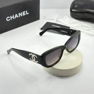 عینک chanel-5493 مشکی براق عدسی هایلایت