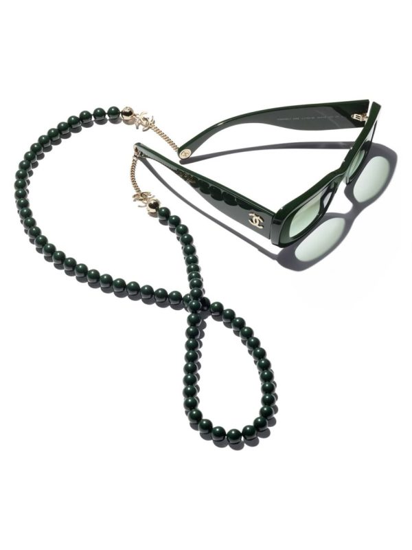 عینک chanel-5488 یشمی - Image 3