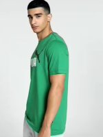 تیشرت سبز لوگو سفید پوما - Image 3