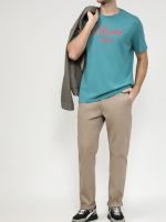 تیشرت سبز آبی لوگو قرمز اس اولیور - Image 4
