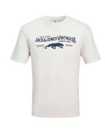 تیشرت سفید لوگو آبی jack&jones