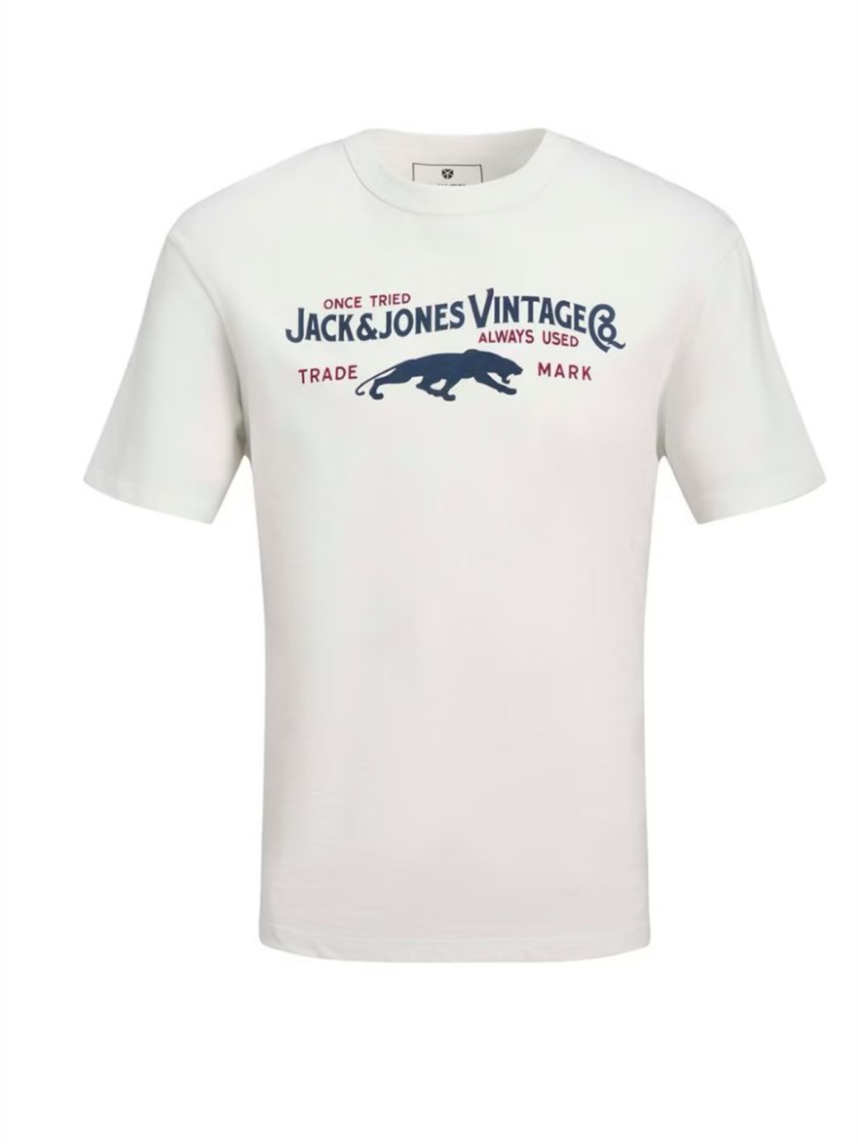 photo-output(1)-compressed تیشرت سفید لوگو آبی jack&jones - Image 1