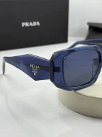 عینک prada spr17w-f سرمه ای شفاف - Image 4