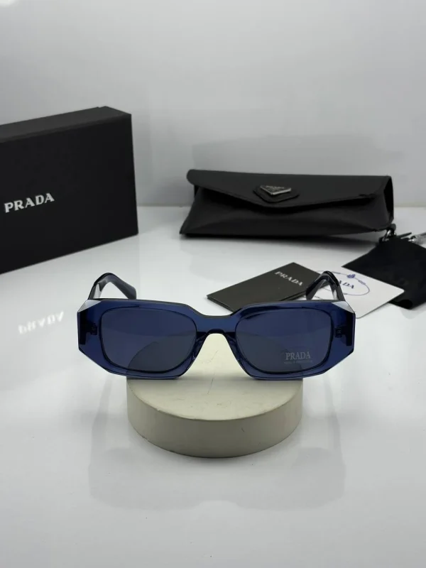 عینک prada spr17w-f سرمه ای شفاف - Image 3