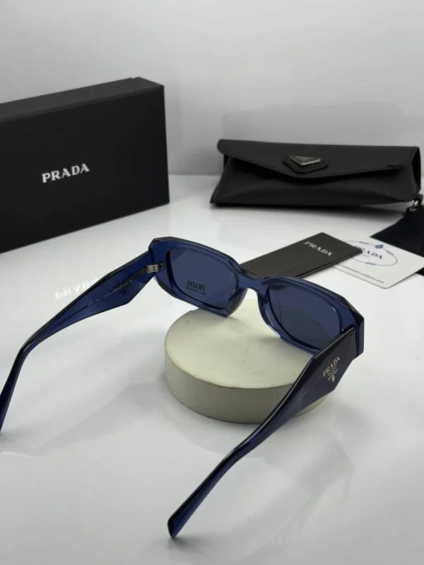 عینک prada spr17w-f سرمه ای شفاف - Image 2