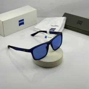 عینک zs23531 فریم سرمه ای عدسی آبی