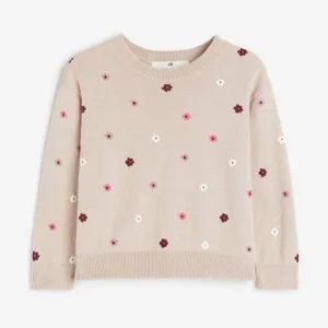 ریز بافت گل گلی بچگانه H&M