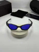عینک اکلی ماتریکس فریم تیتانیومی عدسی آبی - Image 2