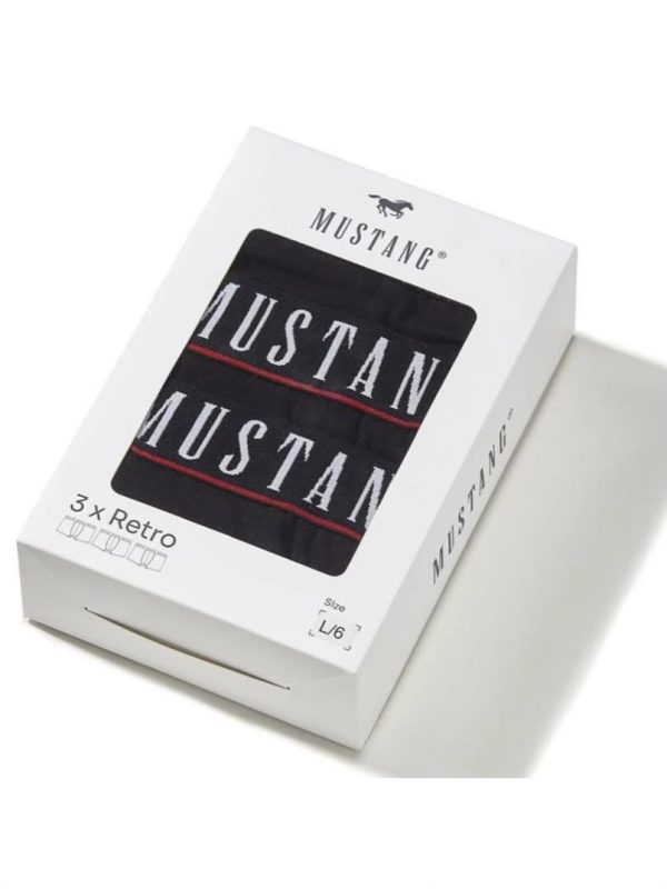 شورت مردانه Mustang مشکی - Image 5