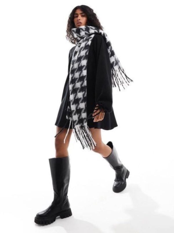 شال سوپر سافت شطرنجی asos - Image 4