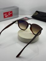 عینک ریبن rb-4306 قهوه ای شفاف عدسی هایلایت - Image 4