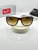 عینک ریبن rb-4307 قهوه ای مات شفاف - Image 3