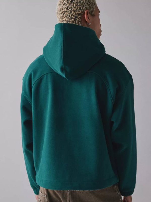 هودی باکسی سبز standard cloth - Image 3