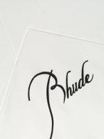 نیم زیپ کرکی RHUDE سفید - Image 4