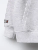 هودی بچگانه طرح بیسبالی طوسی ZARA - Image 4